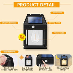 Solar Wall Lamp – Brighten Up Your Outdoors! ☀️🔋